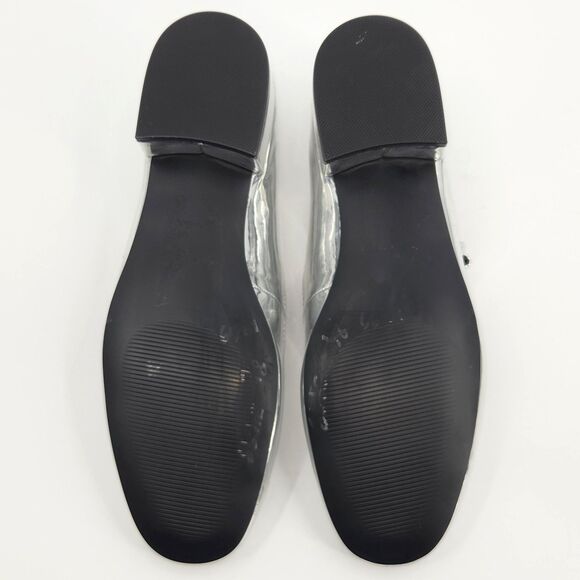 Steve Madden Cyndie Mary Janes Womens Size 8.5 Patent Silver Metallic Academia - Picture 7 of 10